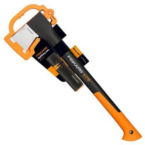 Набор: топор-колун Fiskars X17 M и точилка Fiskars Xsharp 1020182 (129050)