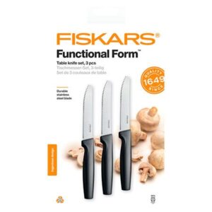 Набор столовых зубчатых ножей Fiskars Functional Form Table Knife Set (1057562)