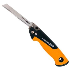 Пила универсальная складная 2 полотна (металл, дерево) Fiskars Pro PowerTooth 15 см 13/24 TPI (1062934)