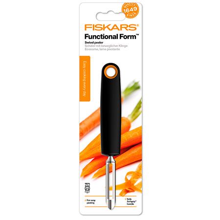 Нож для чистки овощей с подвижным лезвием Fiskars Functional Form (1019534)