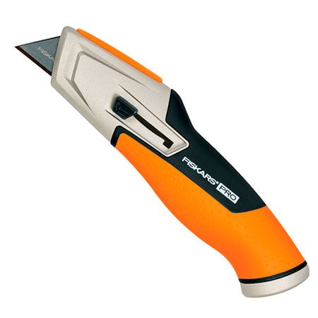 Нож с выдвижным лезвием Fiskars CarbonMax Retractable Utility Knife (1027223)