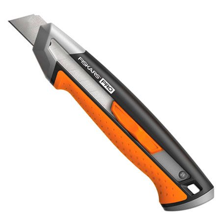 Нож с выдвижным лезвием Fiskars CarbonMax 18 мм (1027227)
