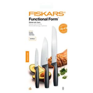 Набор кухонных ножей Fiskars Functional Form Starter Set (1057559)