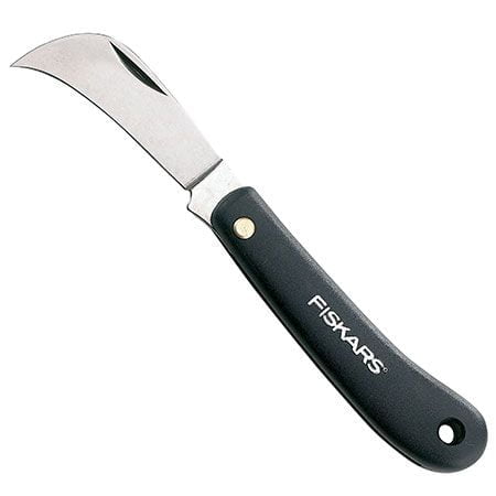 Нож прививочный изогнутый Fiskars К62 (125880)